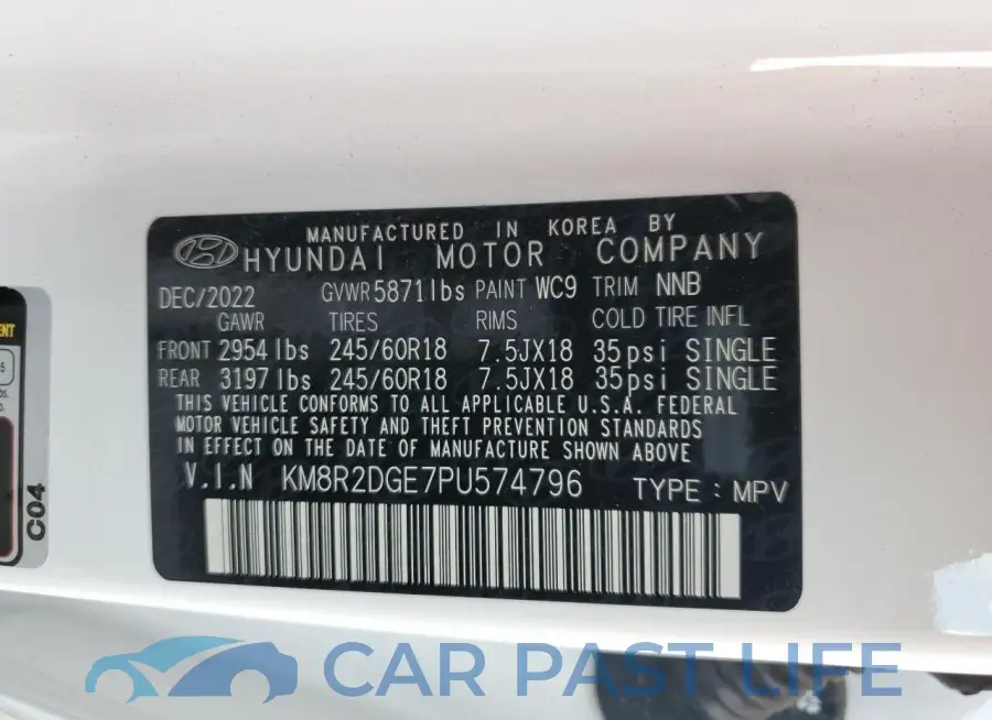 KM8R2DGE7PU574796# 14