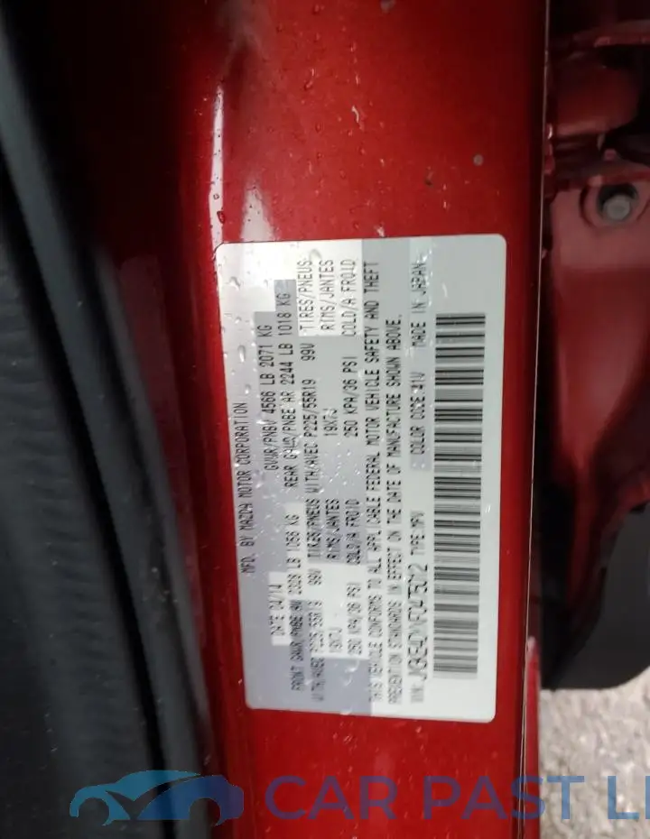 JM3KE4DYXF0475012# 12