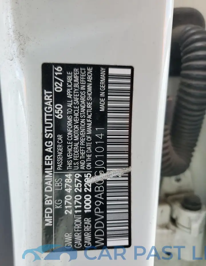WDDVP9AB0GJ010141# 12