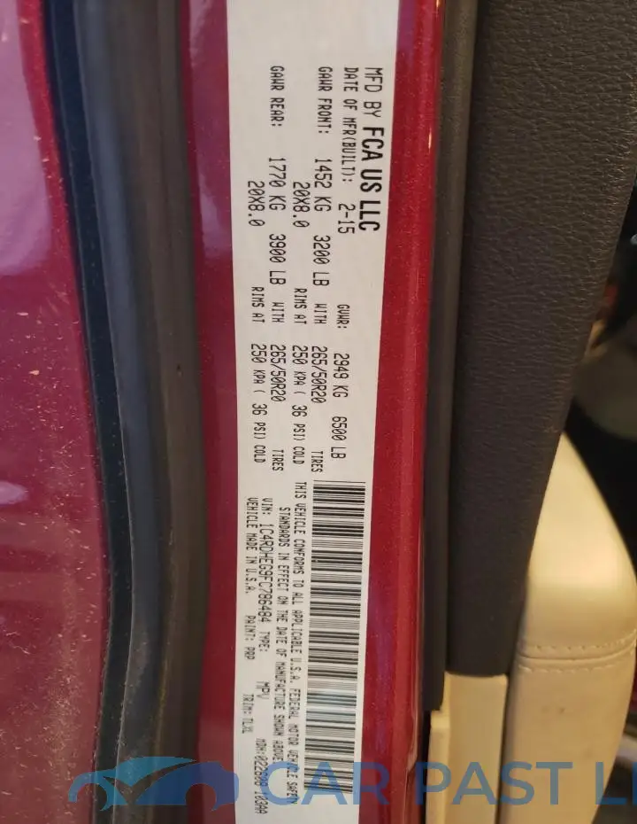 1C4RDHEG9FC786484# 14