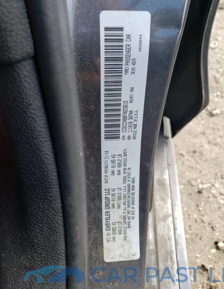 1C3CCCAB8FN623615# 12