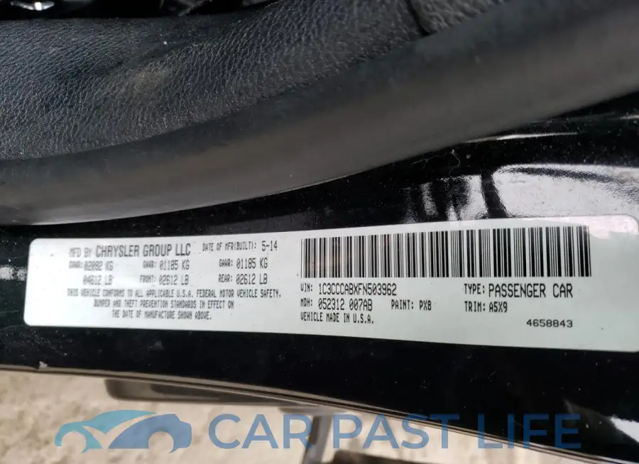 1C3CCCABXFN503962# 12