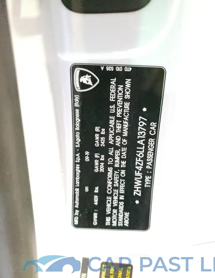 ZHWUF4ZF6LLA13797# 13