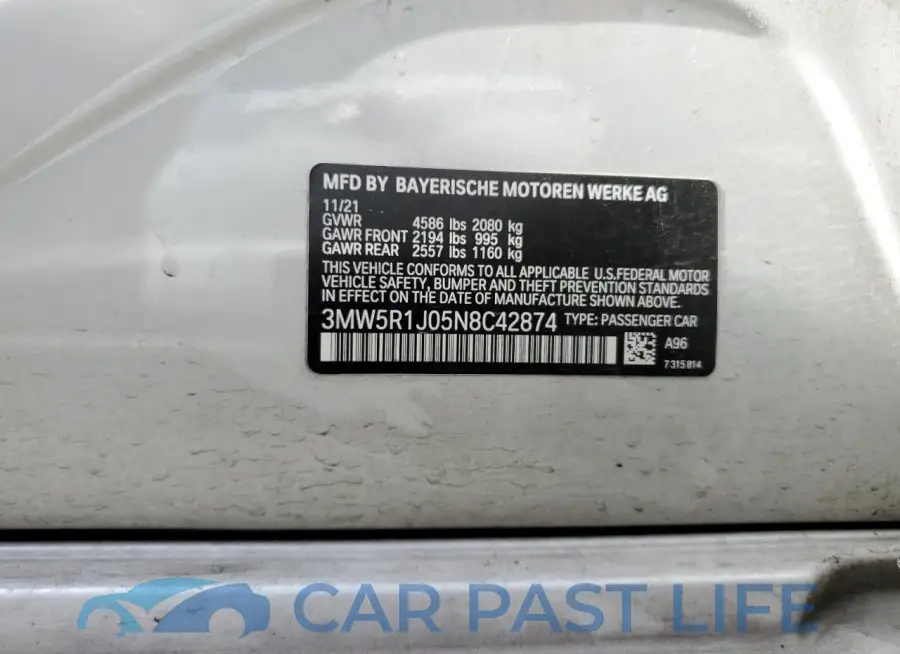 3MW5R1J05N8C42874# 12