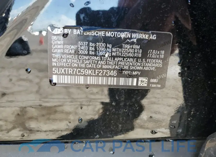 5UXTR7C59KLF27346# 13