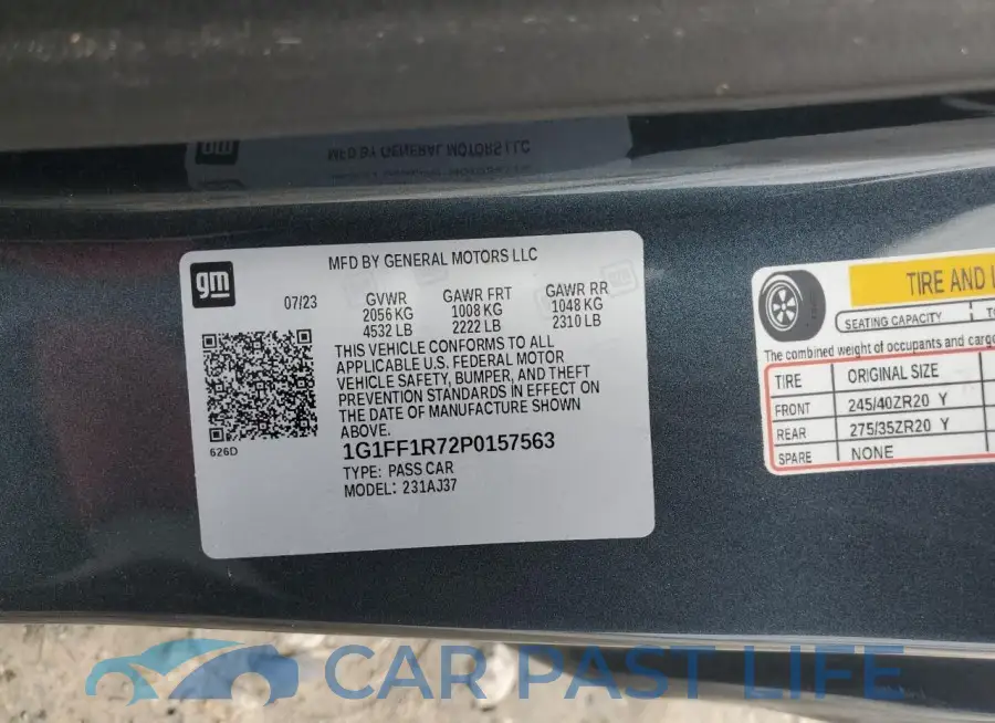 1G1FF1R72P0157563# 13