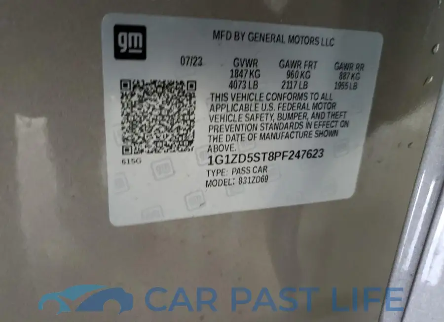1G1ZD5ST8PF247623# 12