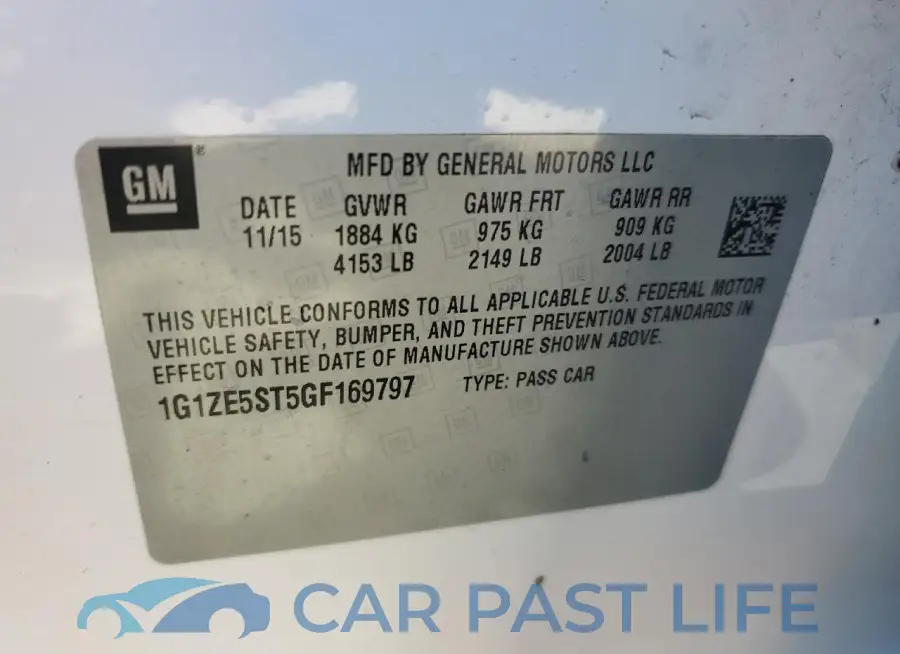 1G1ZE5ST5GF169797# 13