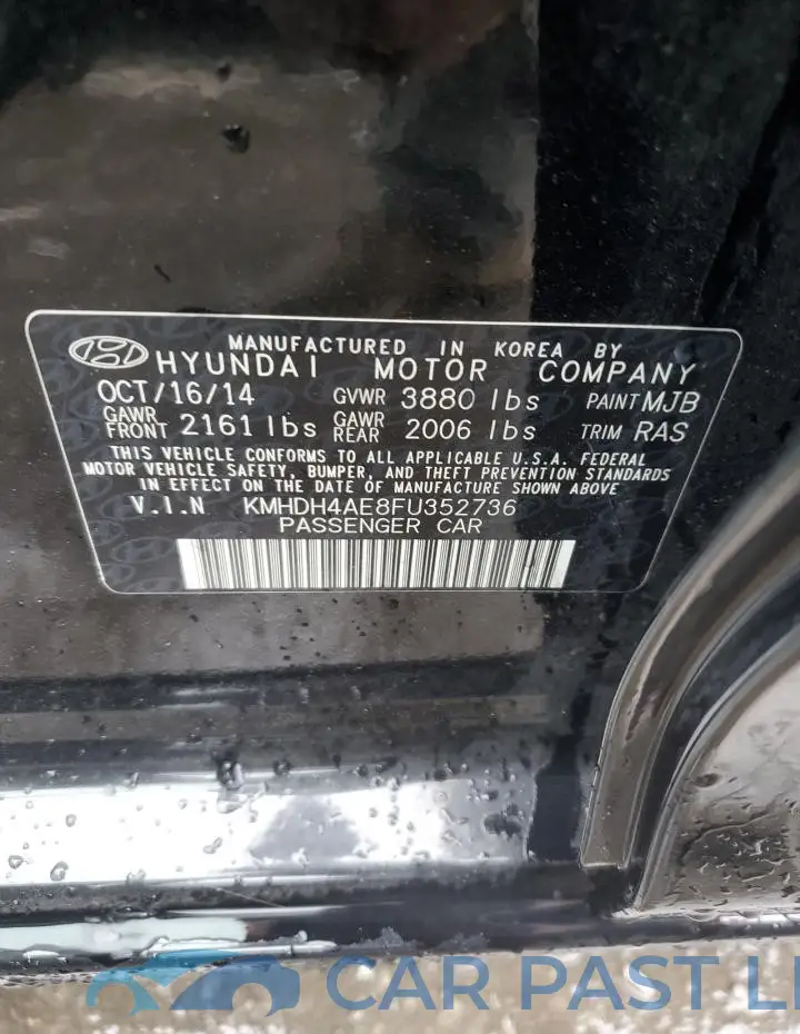 KMHDH4AE8FU352736# 12