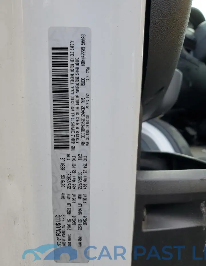 3C6TRVND5GE124432# 13