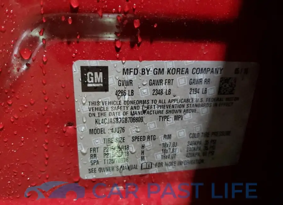 KL4CJASB7GB706809# 14