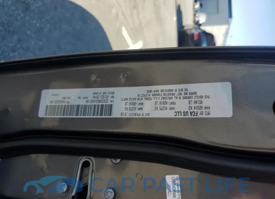 2C3CDXBG3JH281166# 12