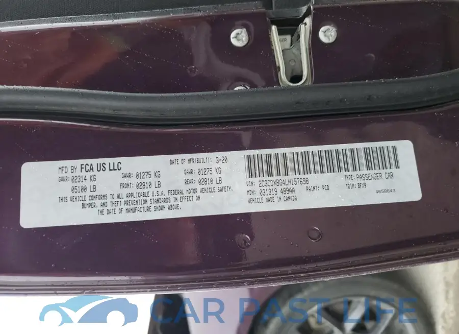 2C3CDXBG4LH157698# 12