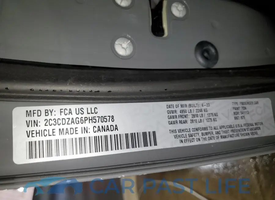 2C3CDZAG6PH570578# 12