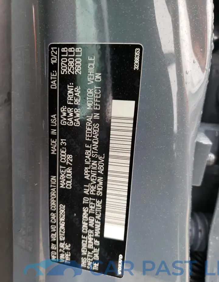 7JRL12TZ3NG162902# 12
