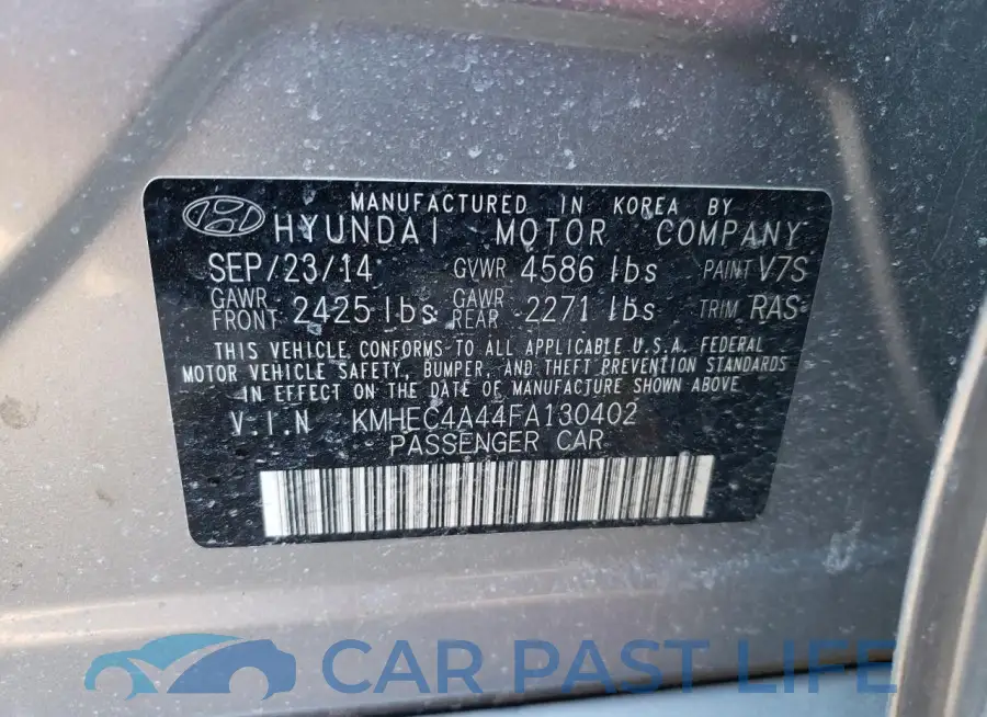 KMHEC4A44FA130402# 12