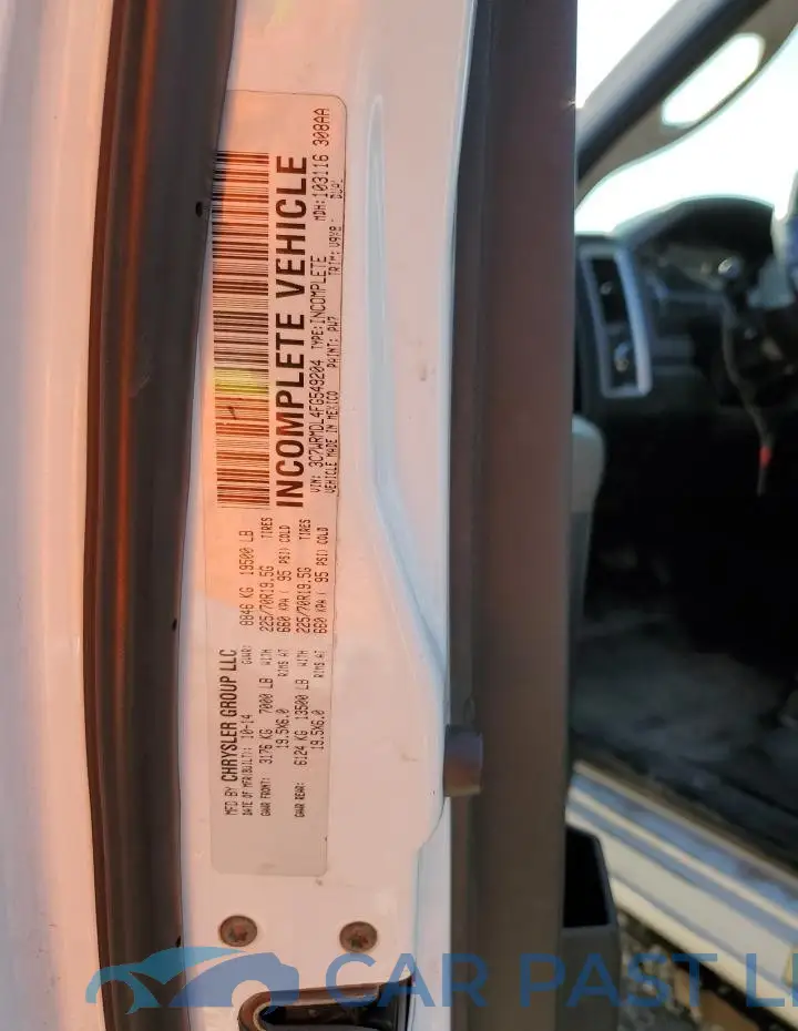 3C7WRMDL4FG549204# 13