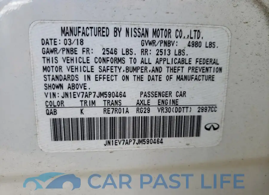 JN1EV7AP7JM590464# 12