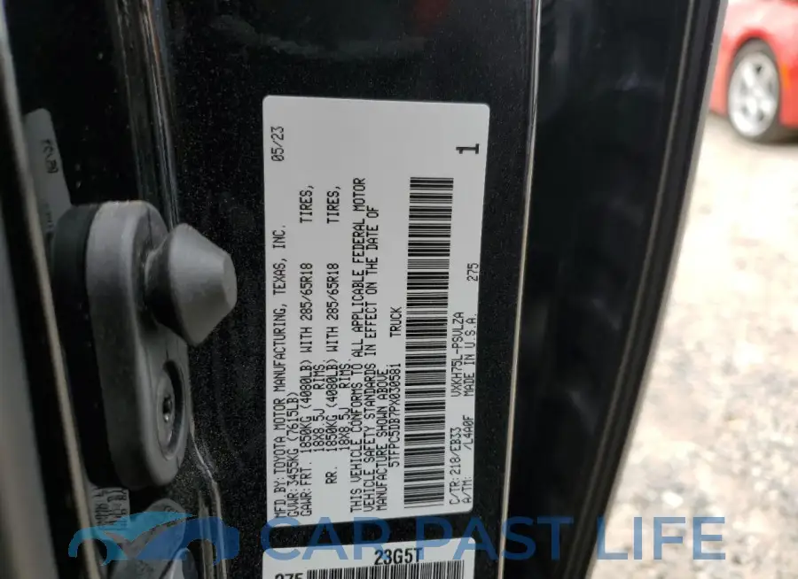 5TFPC5DB7PX030581# 12