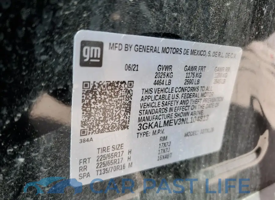 3GKALMEV3NL104813# 13