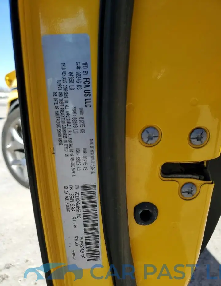2C3CDZAG1HH501198# 12