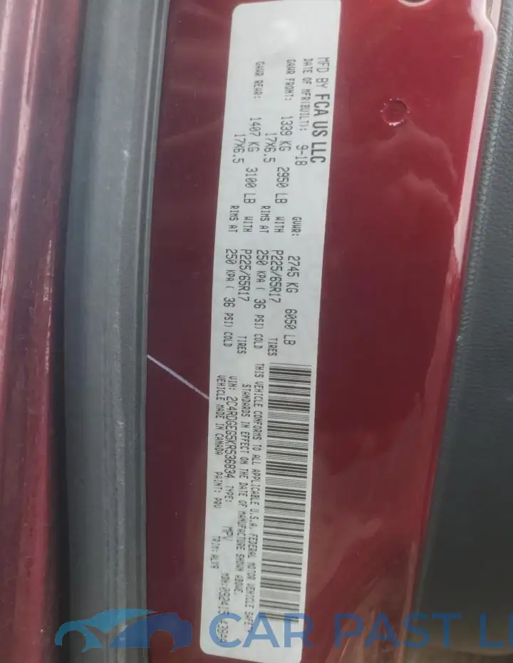 2C4RDGEG5KR536834# 13
