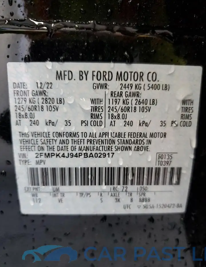 2FMPK4J94PBA02917# 13