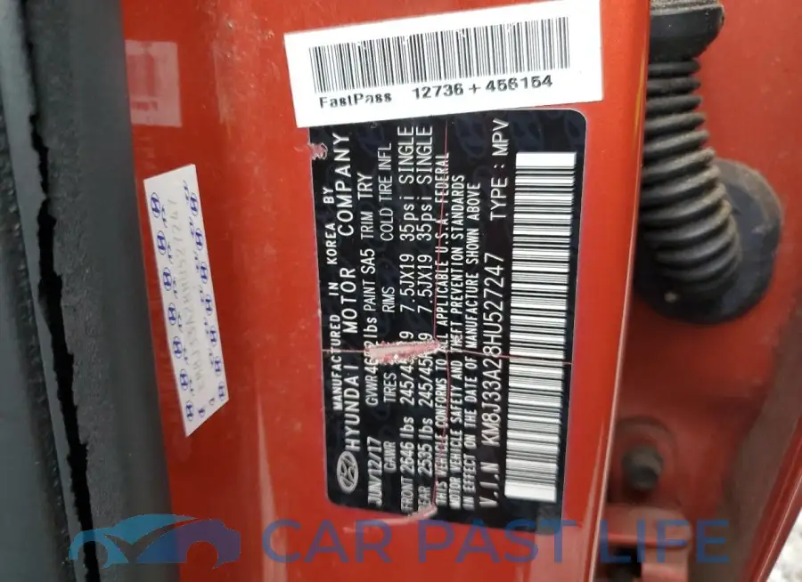 KM8J33A28HU527247# 13