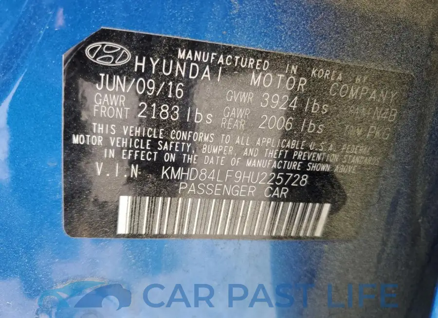 KMHD84LF9HU225728# 12
