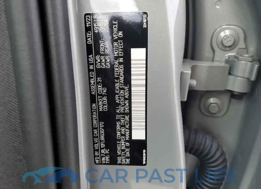 7JRL12FL6RG307170# 13
