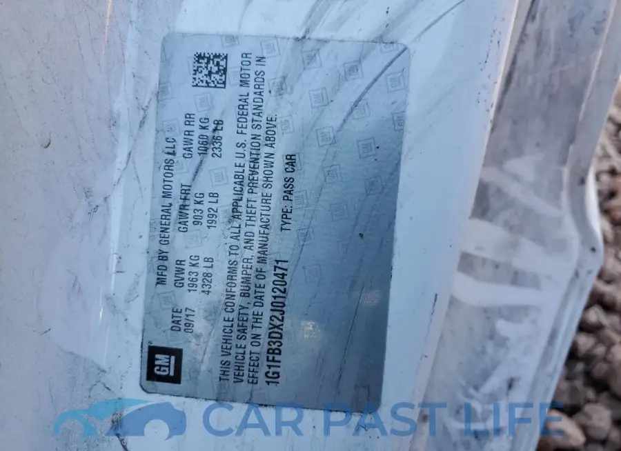 1G1FB3DX2J0120471# 12