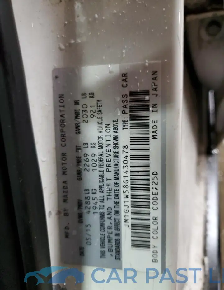 JM1GJ1W58G1430478# 12