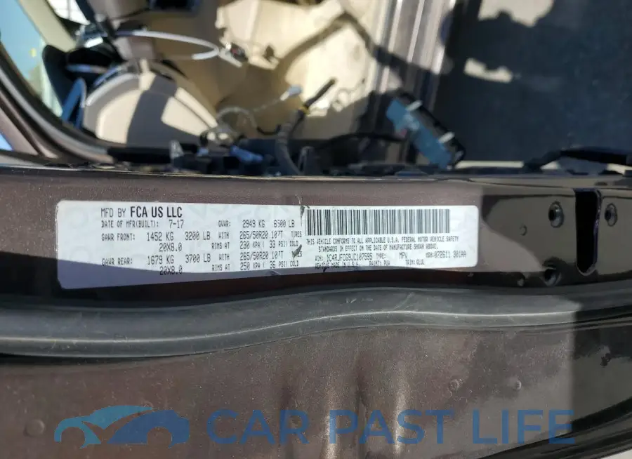 1C4RJFCG9JC107595# 14