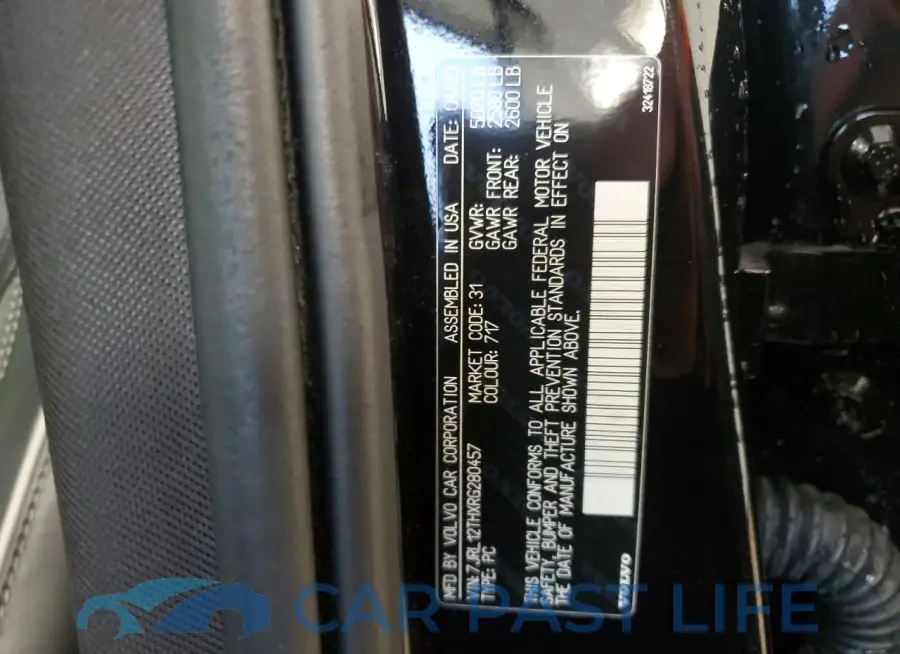 7JRL12THXRG280457# 12