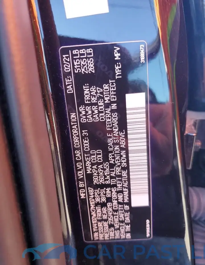 YV4102WK7M1074487# 12