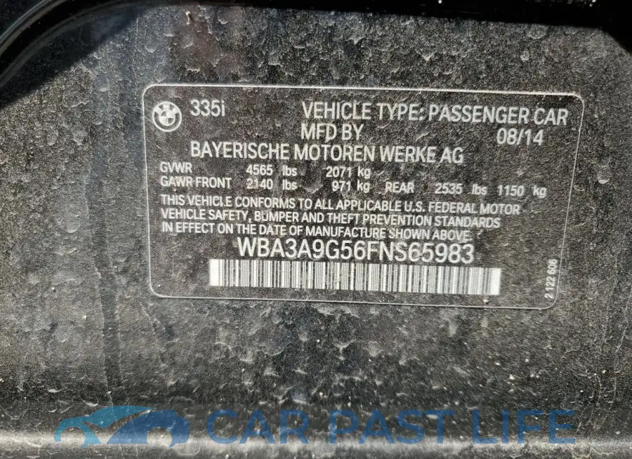 WBA3A9G56FNS65983# 12