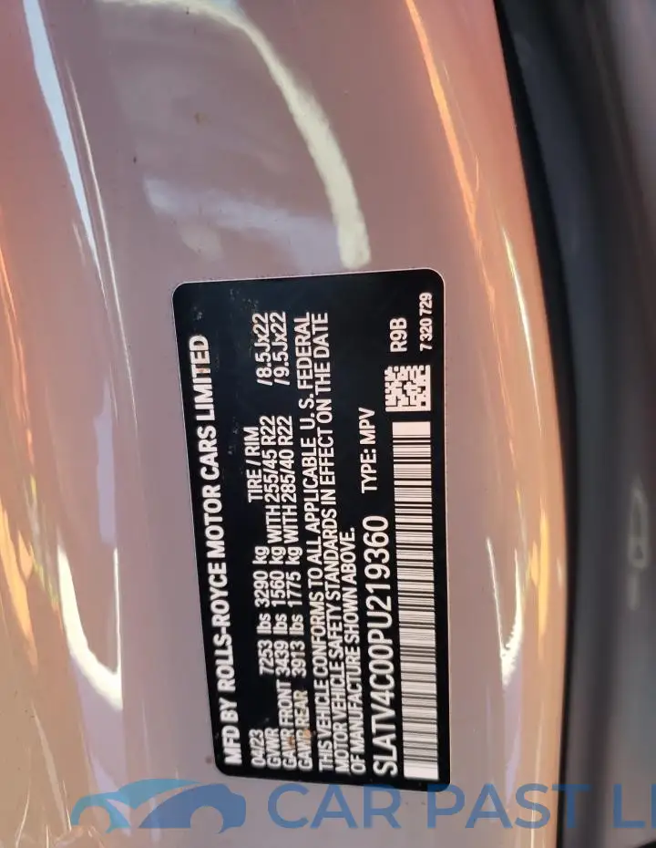 SLATV4C00PU219360# 13