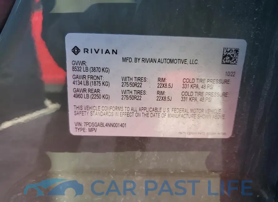 7PDSGABL4NN001401# 14