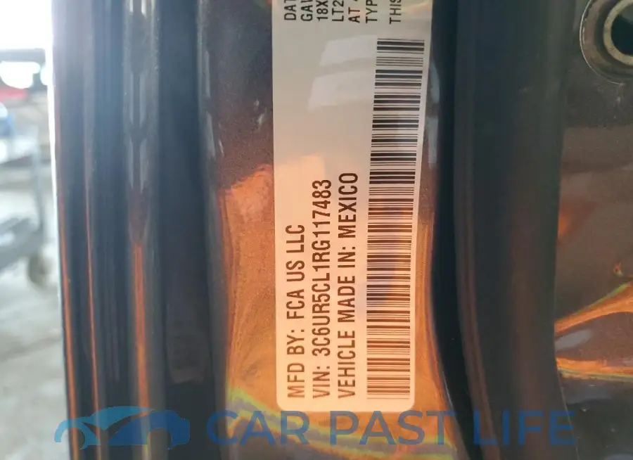 3C6UR5CL1RG117483# 12