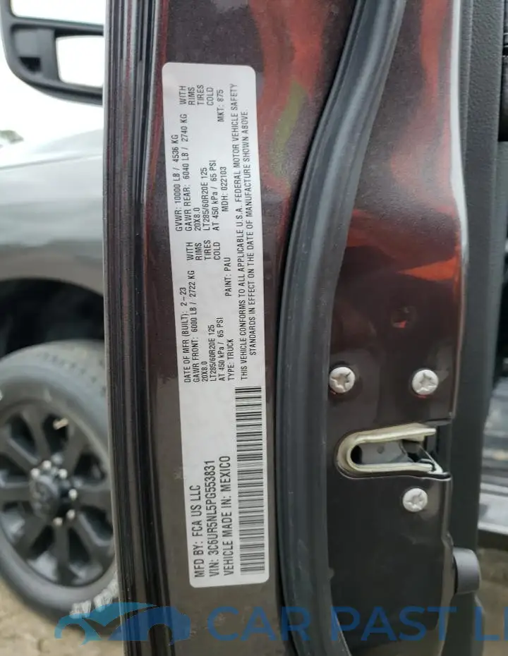 3C6UR5NL5PG553831# 13