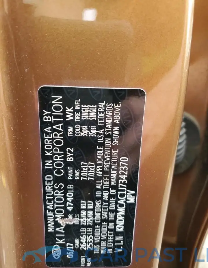 KNDPMCAC1J7342370# 14