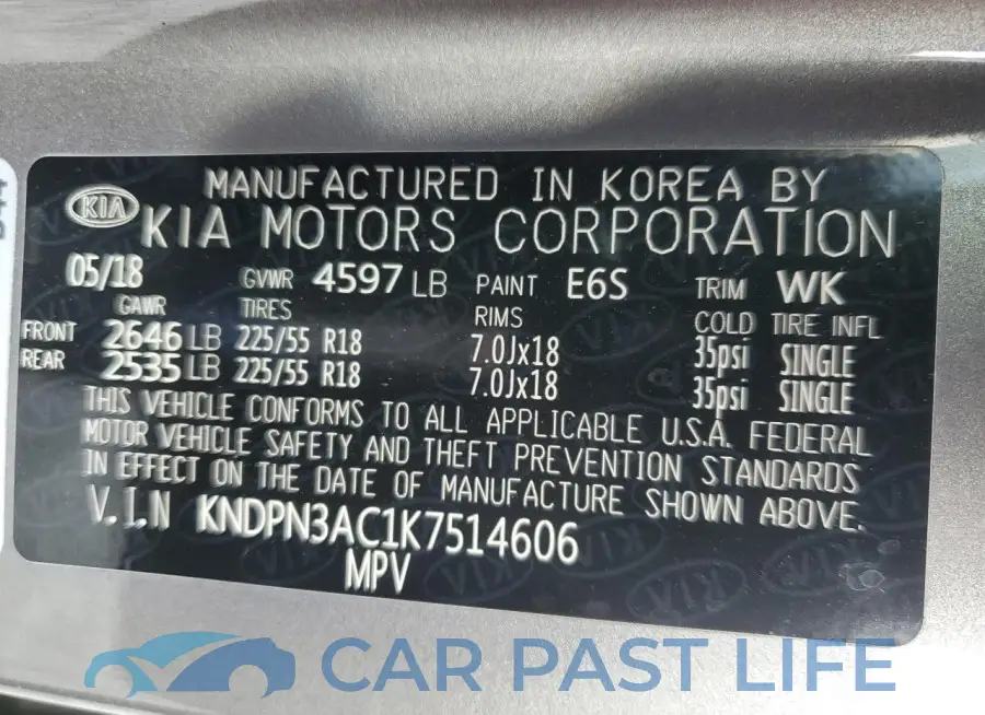 KNDPN3AC1K7514606# 14