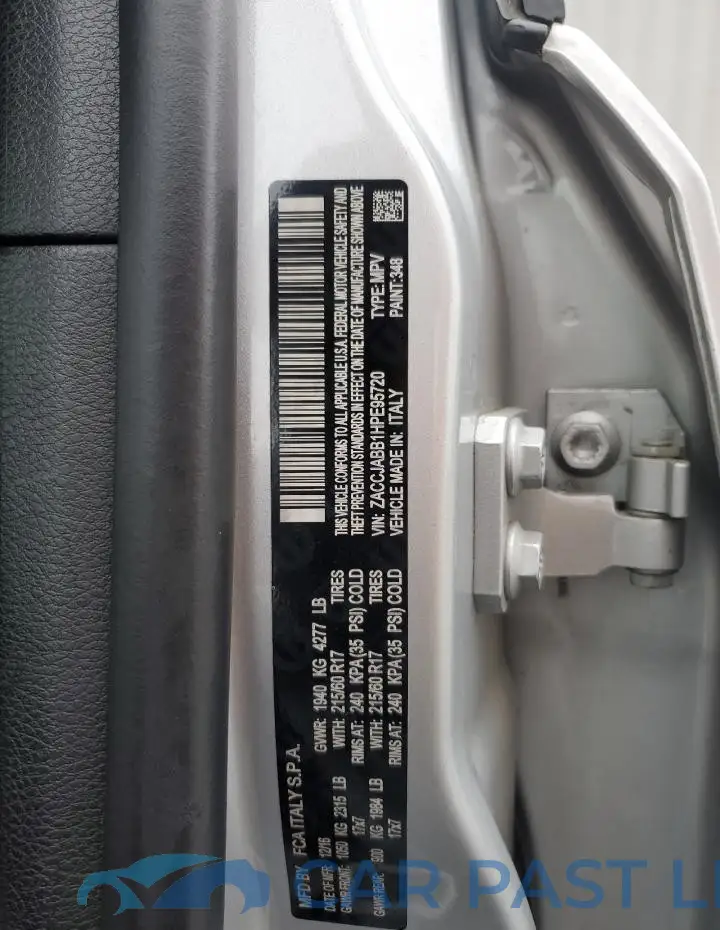 ZACCJABB1HPE95720# 14