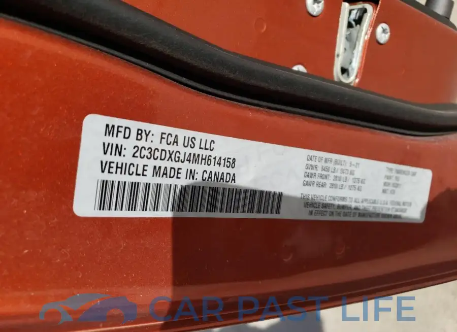 2C3CDXGJ4MH614158# 12