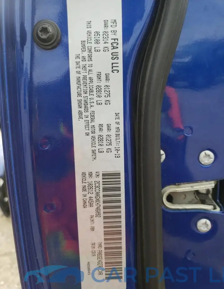 2C3CCAAGXKH746092# 12