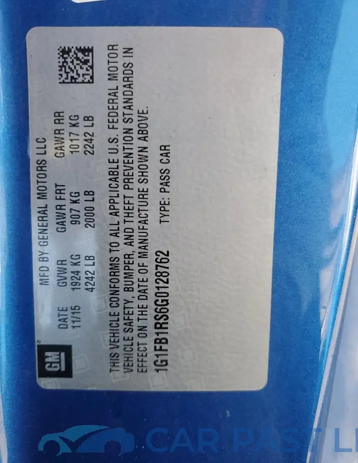 1G1FB1RS6G0128762# 12