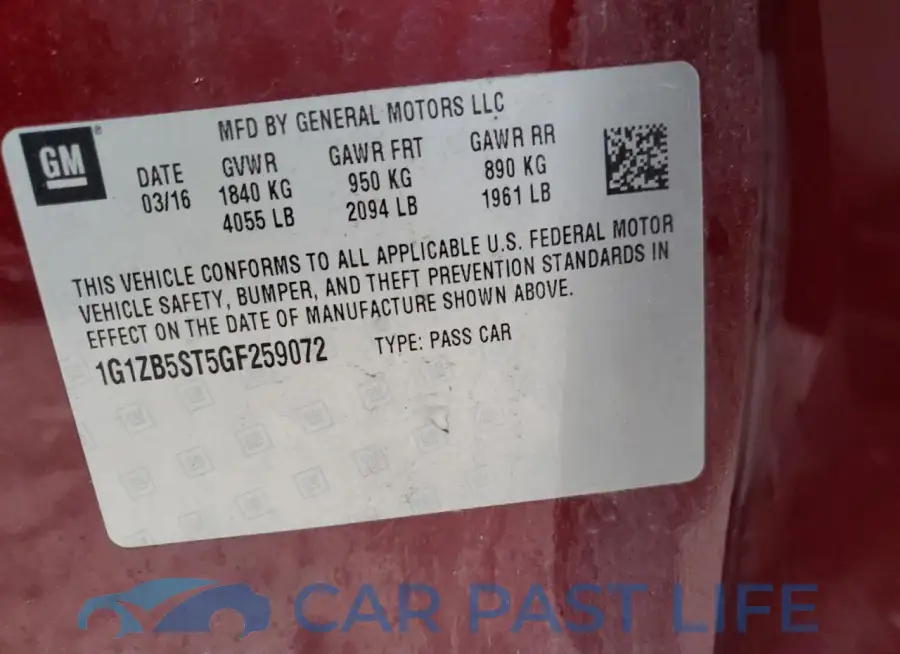 1G1ZB5ST5GF259072# 13