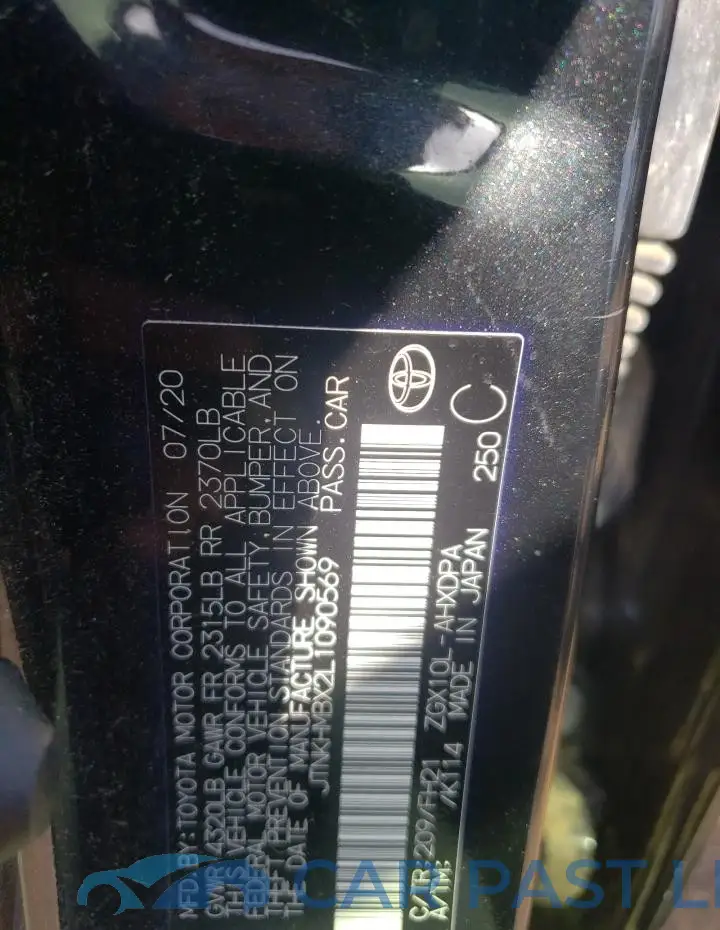 JTNKHMBX2L1090569# 12