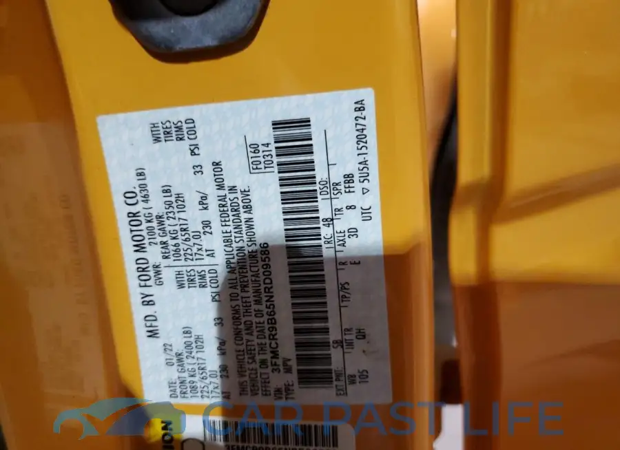 3FMCR9B65NRD09586# 12