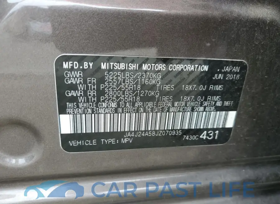 JA4J24A58JZ070935# 14